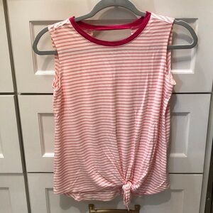 3/$15. Old Navy girls pink striped top